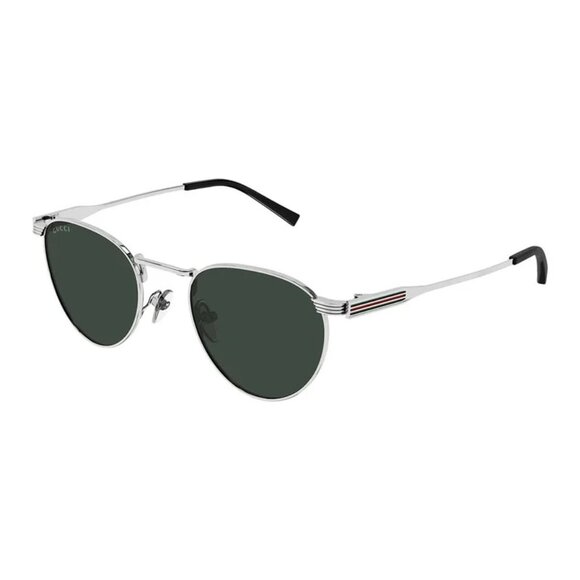 Gucci Other - NEW GUCCI SUNGLASSES SILVER GREEN MEN EYEWEAR GUCCI